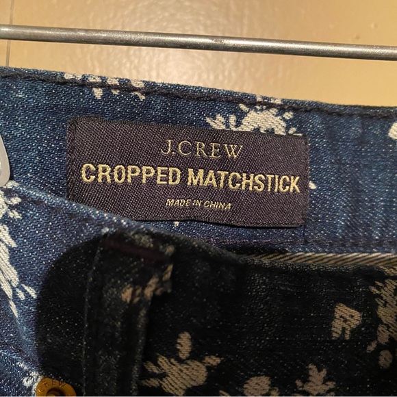 J Crew Cropped Matchstick jeans 28”x 25.5 - Picture 5 of 7
